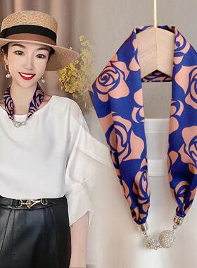 女百搭装饰品丝巾项链围脖吊坠