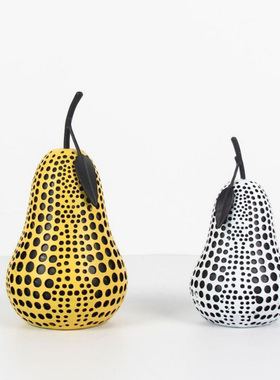 简约仿真苹果梨子水果摆件