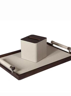 藤条编织收纳托盘首饰盒纸巾盒