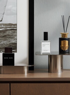 进口金属银色黑色高脚置物托盘