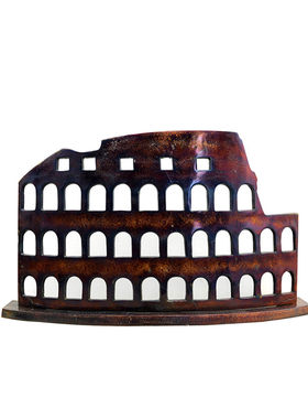 铝制金色黑色抽象逸态塑影摆件