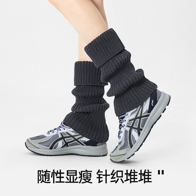 JKN白色袜套女堆堆袜秋冬款日系y2k辣妹显瘦腿套搭皮鞋长筒小腿袜,淘宝优惠券,粉丝福利购,淘宝优惠卷