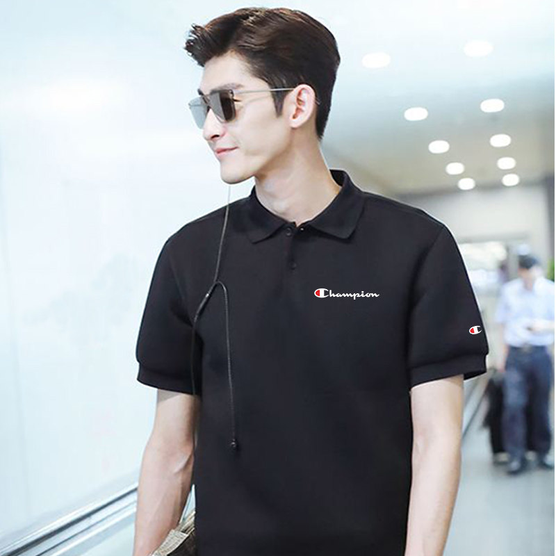 刺绣纯棉男短袖ins潮牌保罗polo衫 范兹曼Polo衫