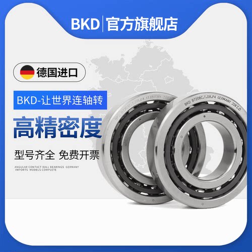德国BKD进口轴承角接触球轴机床主轴7204C/7205C/7206C/7207C/AC - 图0