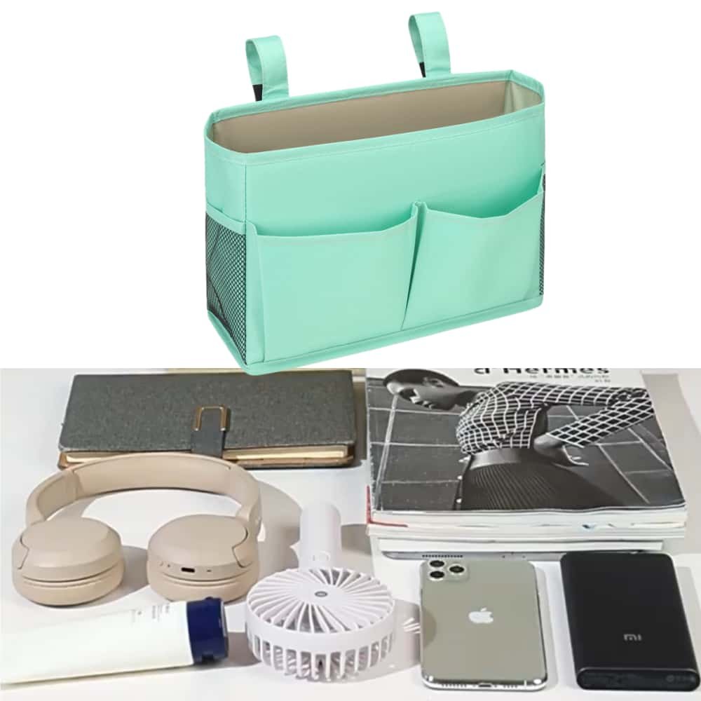 床头收纳挂袋宿舍上铺收纳置物婴儿车后置寝室挂袋床围栏收纳挂袋,淘宝优惠券,粉丝福利购,淘宝优惠卷