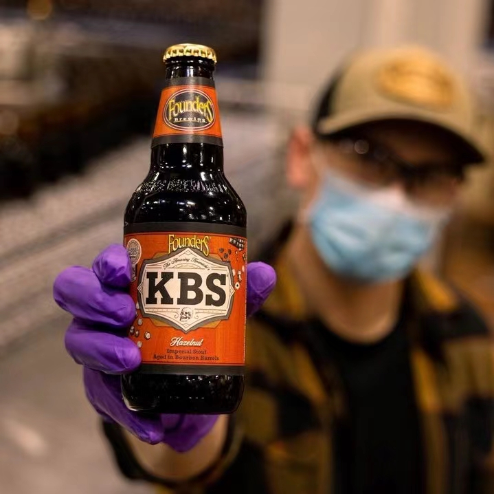 美国 KBS创始者肯塔基早餐（榛子过桶版）帝国世涛 精酿啤酒355ml - 图1