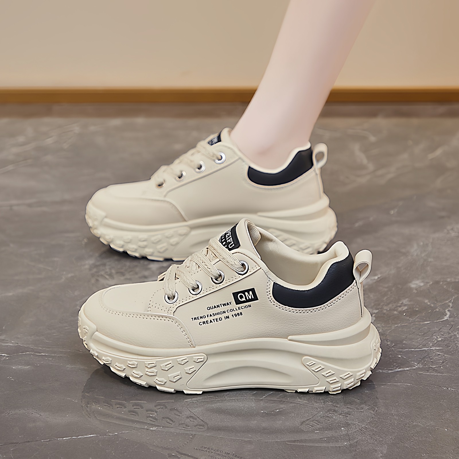 2026春季新款老爹鞋女鞋百搭潮学生减震运动鞋休闲鞋春秋厚底鞋女,淘宝优惠券,粉丝福利购,淘宝优惠卷