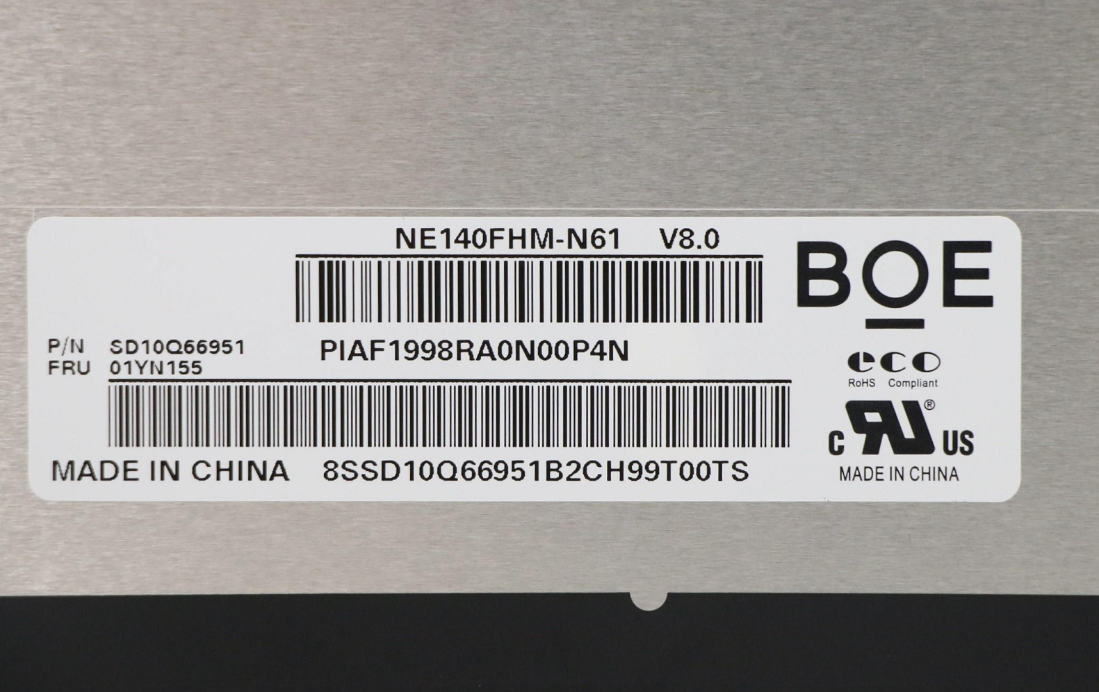 NE140FHM-N61 TV140FHM-NH2 NV140FHM-N48 N61 N66 N3K N4K N3B - 图1