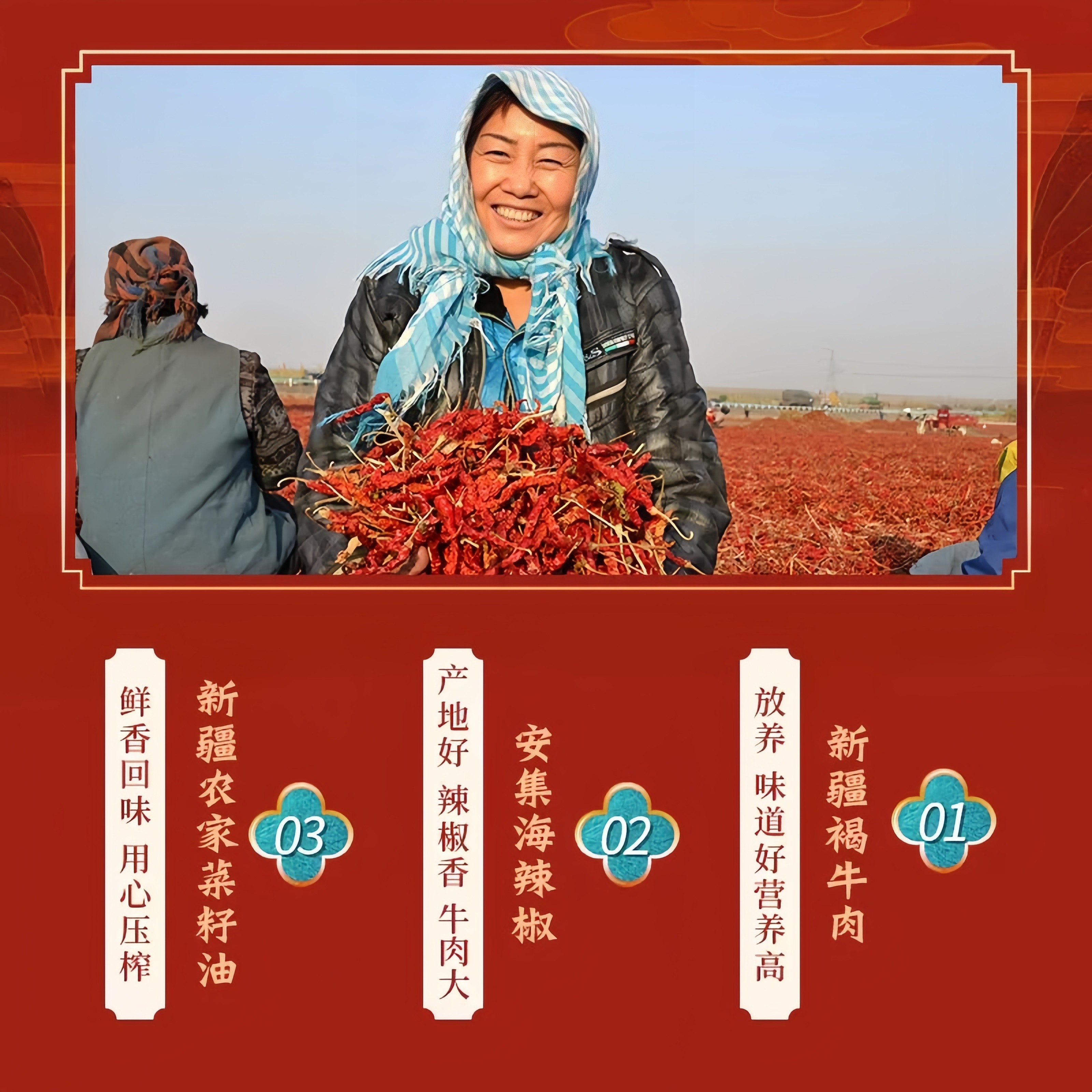 新疆安集海特产禧安骄雪莲辣椒丝牛肉线椒暴躁辣子鸡酱辣椒酱,淘宝优惠券,粉丝福利购,淘宝优惠卷