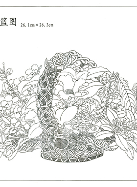 有步骤花鸟工笔画白描底稿