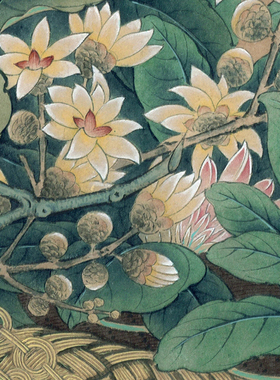 有步骤花鸟工笔画白描底稿