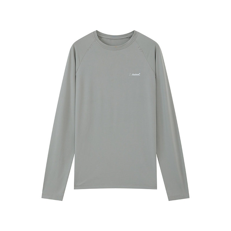 ttelen. 修身弹力健身衣服男长袖T恤运动紧身打底训练速干上衣秋,淘宝优惠券,粉丝福利购,淘宝优惠卷