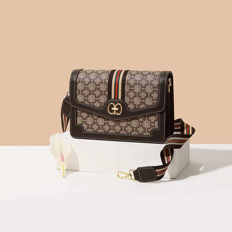 稻草人女士2022新款高级感款单肩包 mexican稻草人海鲸小方包