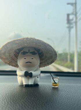 3D打印搞笑草地牛摆件可爱钥匙扣