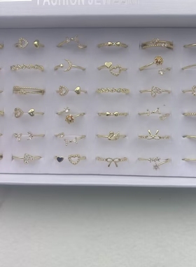 开口锆石微镶网红高级z戒指钻