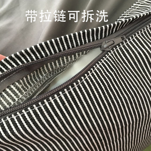 诗宵月帛无印懒人沙发套带拉链可拆洗榻榻米备用换洗豆袋沙发套 - 图1