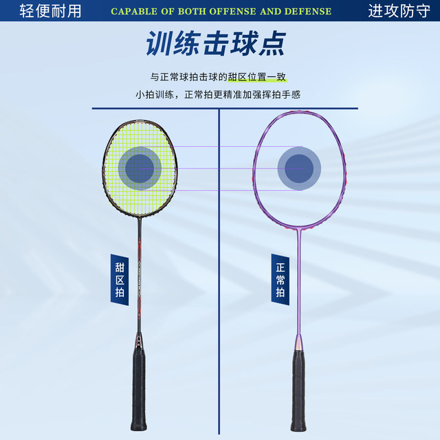 Full carbon hitting point training small frame sweet area training shot