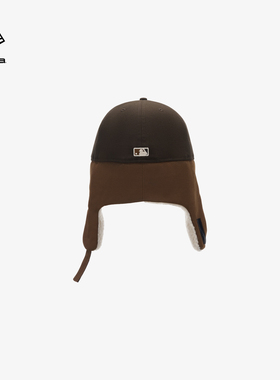 NEW ERA纽亦华26新品MLB保暖护耳平檐棒球帽男女同款硬顶NE5950