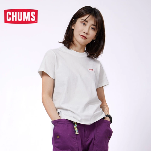 CHUMS Японская трендовая дорожная футболка с коротким рукавом подходит для мужчин и женщин, городской стиль, с печатью вашего логотипа