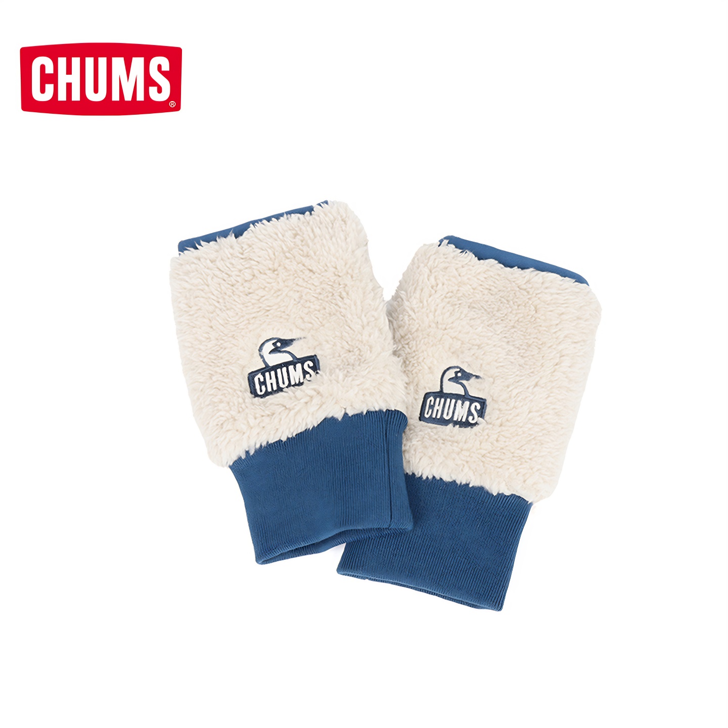 CHUMS洽洽鸟户外运动休闲抓绒保暖手套男女冬便携暖手宝CH09-1337 - 图0