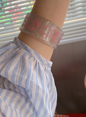 大发试验站流行时尚女亚克力手镯