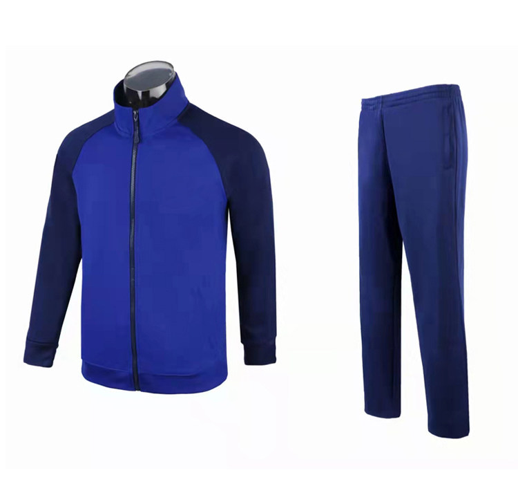 春秋长袖体能训练服套装正品男女消防蓝色运动服上衣户外长裤外套