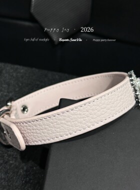 PuppyJoy独家「真爱约定」choker华子牛皮项圈高级手工定制