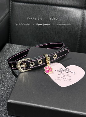 PuppyJoy「小肉垫项圈」项链颈带项圈小众男女choker项圈手工定制