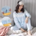 Sui hươu tháng quần áo mùa xuân và mùa thu cotton sau khi sinh phụ nữ mang thai dịch vụ nhà phù hợp với bà mẹ cho con bú đồ ngủ mùa thu và mùa đông cho ăn quần áo - Giải trí mặc / Mum mặc đầm bầu thời trang Giải trí mặc / Mum mặc