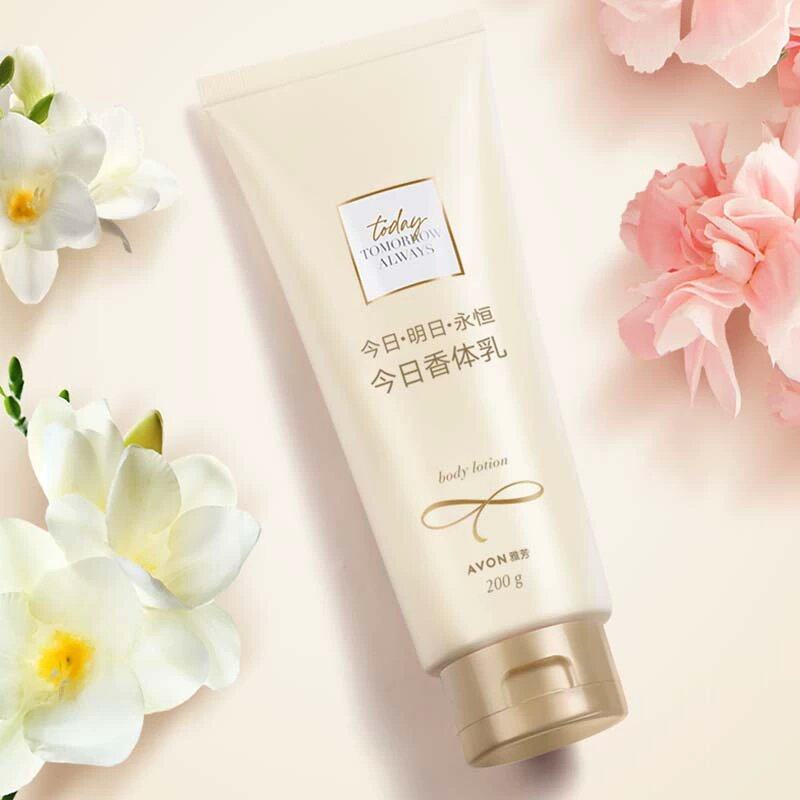 雅芳今日200g保湿滋润花香型香体乳 avon雅芳晨曦身体乳/霜