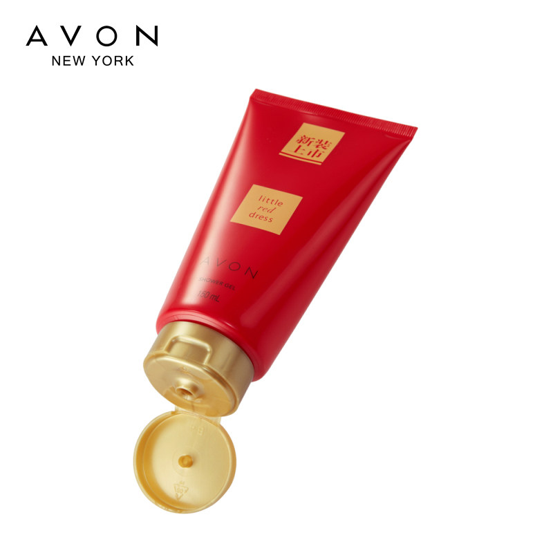 雅芳小红裙150ml玫瑰香气沐浴露 avon雅芳晨曦沐浴露