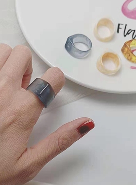 百搭款指环无树脂新款简约女