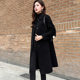 双面羊绒大衣女2025新款秋冬黑色毛呢外套中长款羊毛加厚呢子大衣