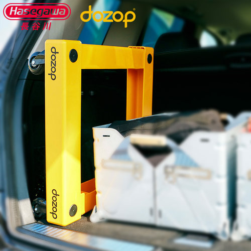 日本长谷川树脂搬运车便捷收纳组装折叠工具车移动车载静音小推车 - 图0