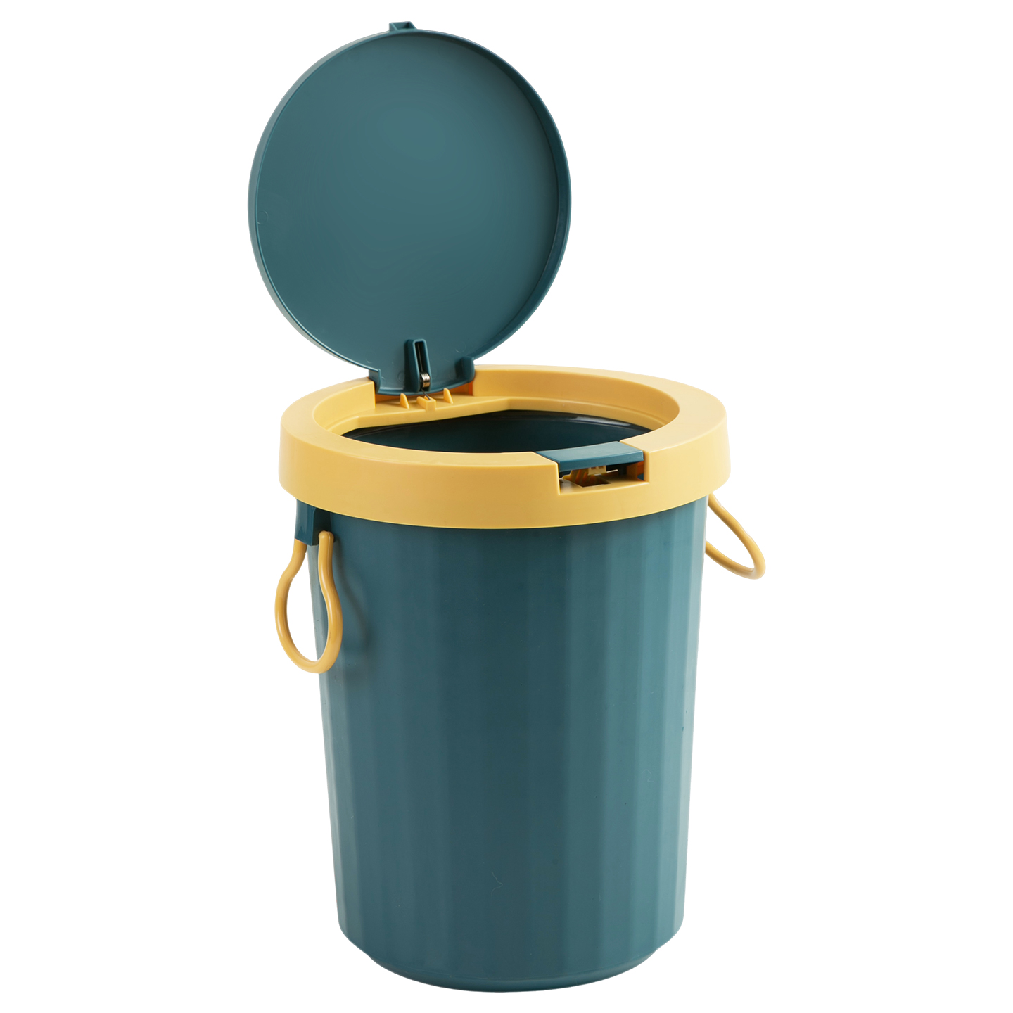 居家家带盖垃圾桶家用卫生间厨房按压客厅轻奢大容量厕所防水弹盖 - 图3