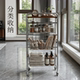 Medieval trolley storage rack snack rack multi-layer