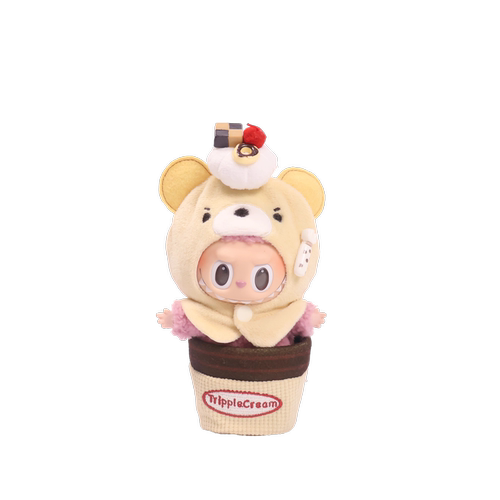 棉花娃衣拉布布labubu一二三代动物冰冰乐可爱搪胶盲盒挂件衣服 - 图3