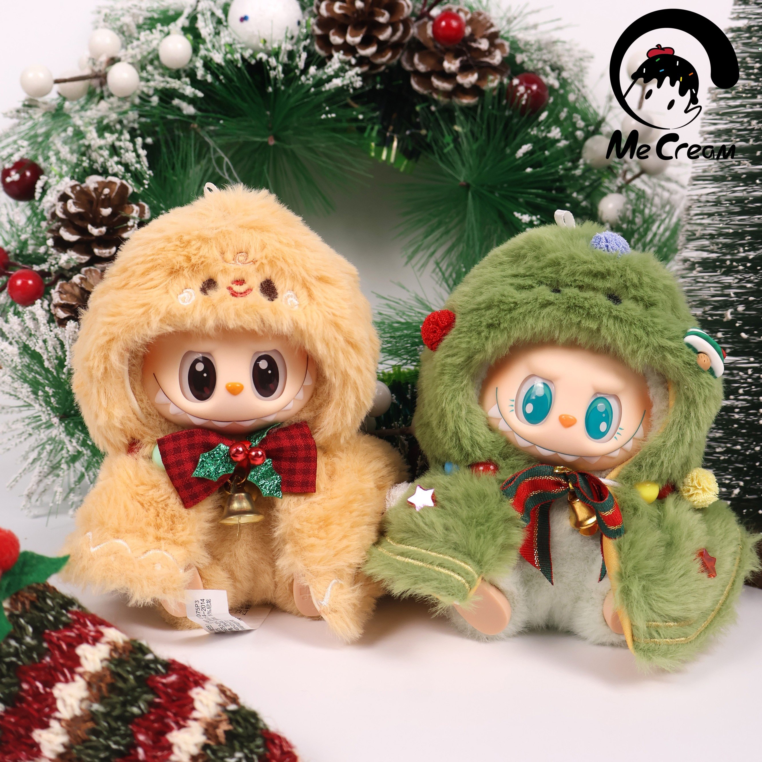 棉花娃衣坐姿labubu一二三代平安夜颂歌圣诞系列圣诞搪胶盲盒衣服,淘宝优惠券,粉丝福利购,淘宝优惠卷