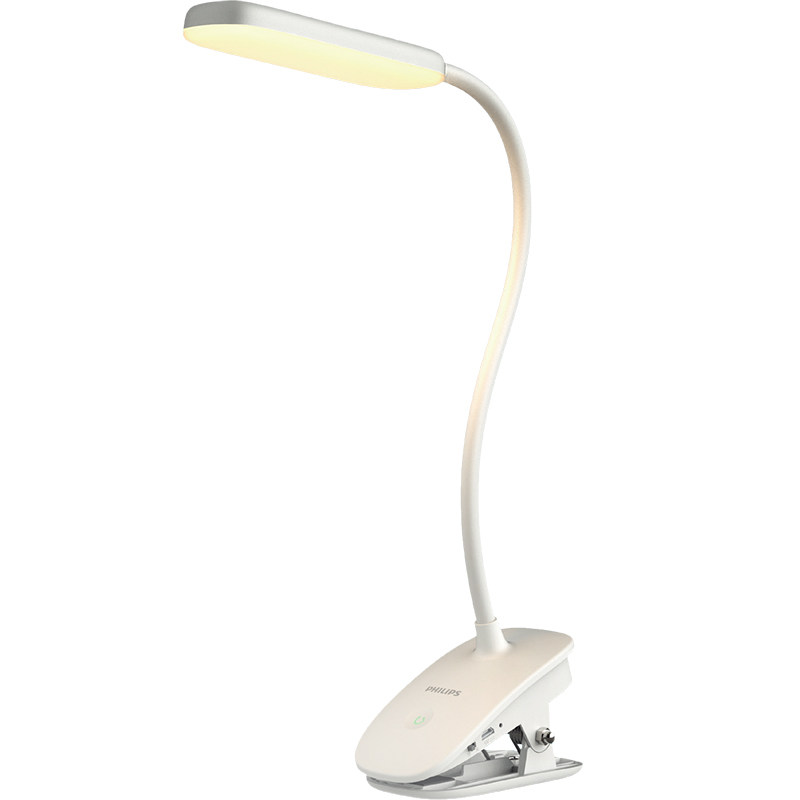 飞利浦LED充电式台灯宿舍床头护眼书桌阅读学习看书夹子夹灯夹式,淘宝优惠券,粉丝福利购,淘宝优惠卷