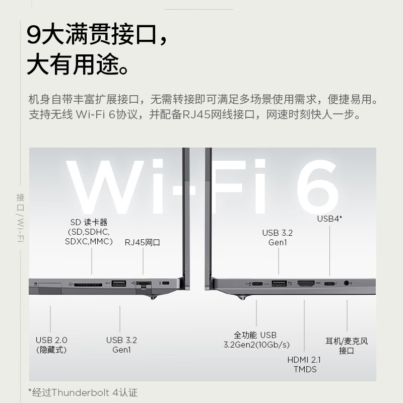 【2024新款】联想ThinkBook16+锐龙八核标压R7-8845H 16英寸轻薄便携商务办公学生手提IBM笔记本电脑官方旗舰-图3