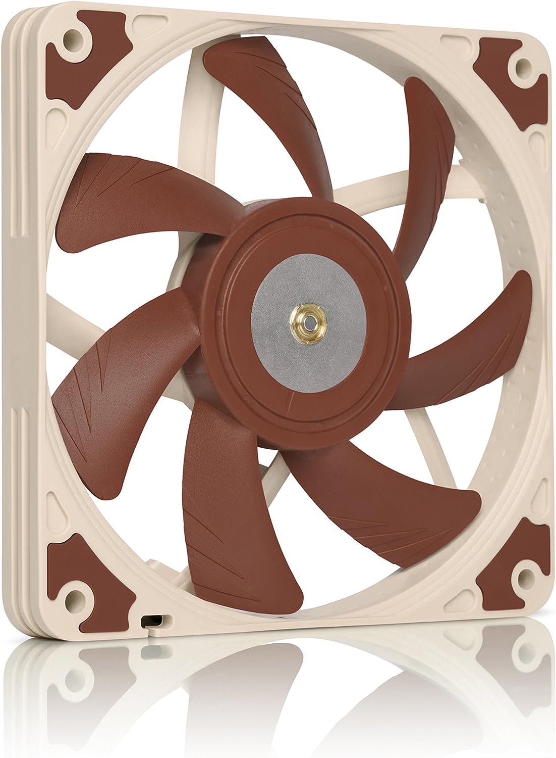 NOCTUA/NF-A12x15 系列风扇 智能温控12CM机箱散热风扇 4 针 超薄 - 图0