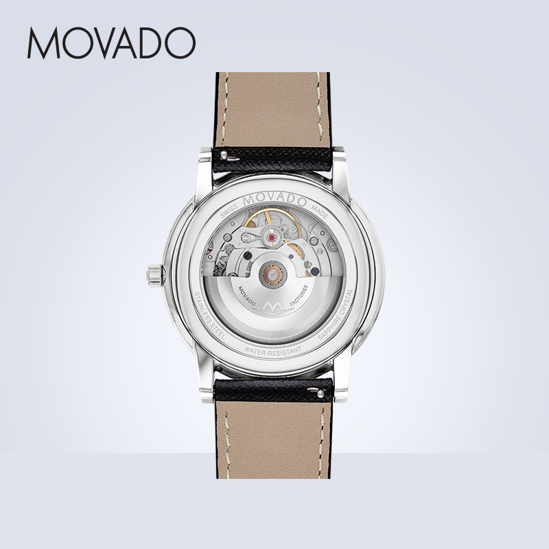 【520礼物】Movado/摩凡陀博物馆系列全新蓝摩设计瑞士机械表 - 图1