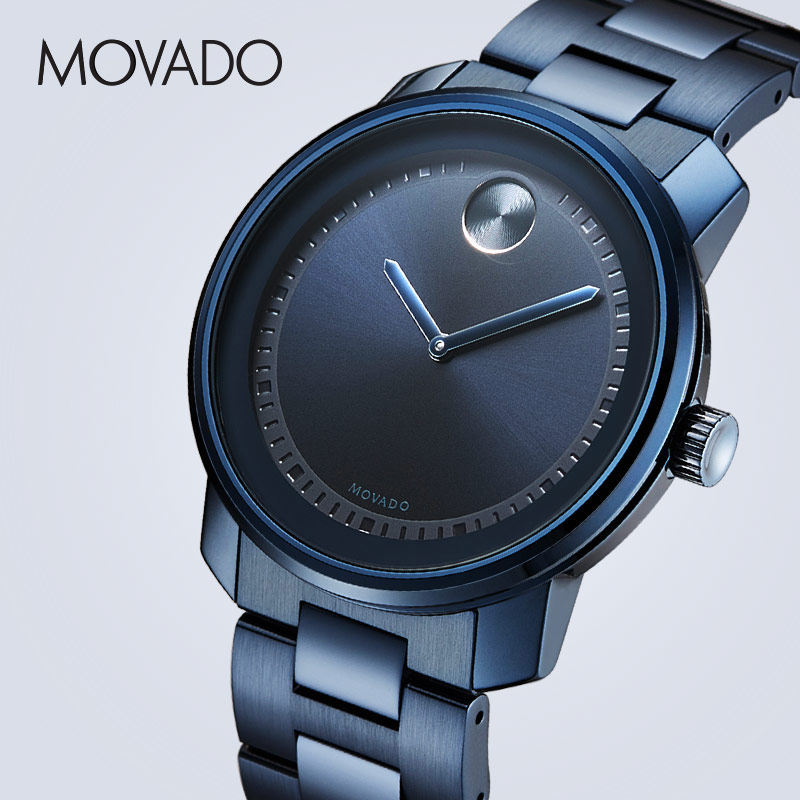 Movado/摩凡陀BOLD系列瑞士休闲石英钢带手表男表3600296