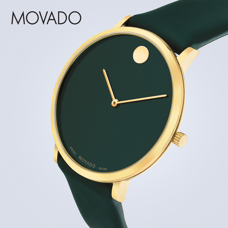 Movado/摩凡陀Modern 47系列皮带石英手表男女同款表