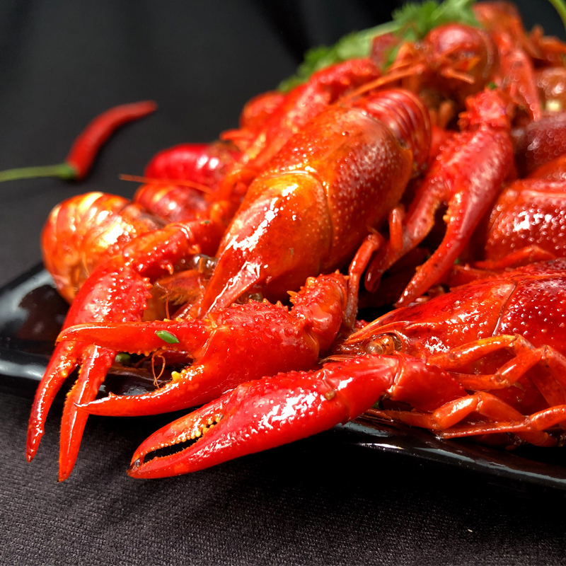 洪湖清水旗舰店[拍2发4盒]洪湖清水小龙虾十三香麻辣小龙虾熟食即食700g×4盒1