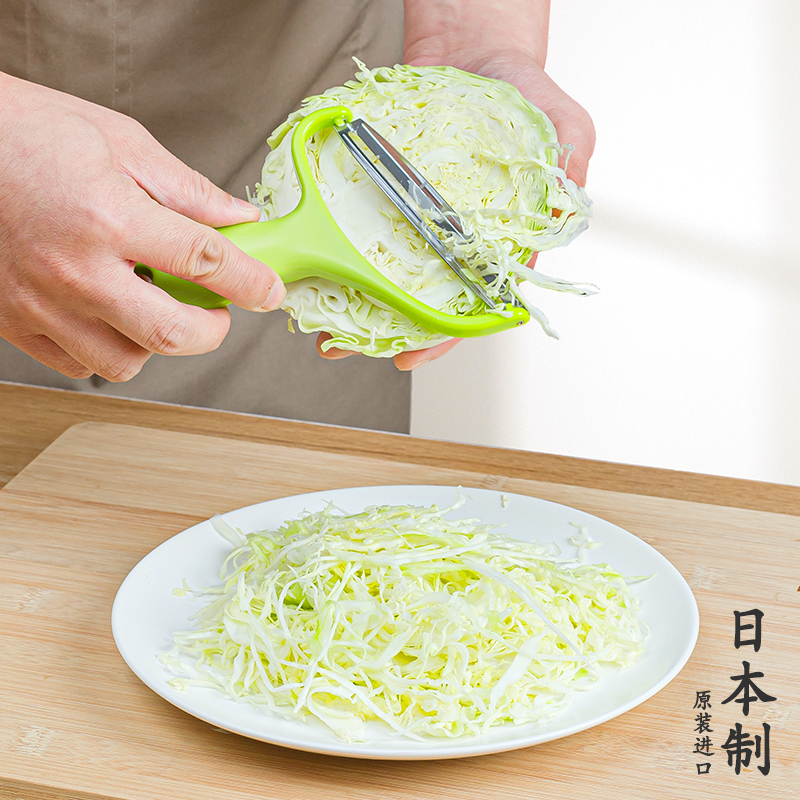 日本进口包菜刨丝器卷心菜大头菜蔬菜多功能削皮擦丝切土豆丝神器 - 图0