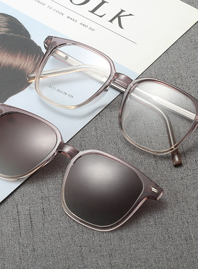 度数墨镜圆框开车太阳眼镜偏光