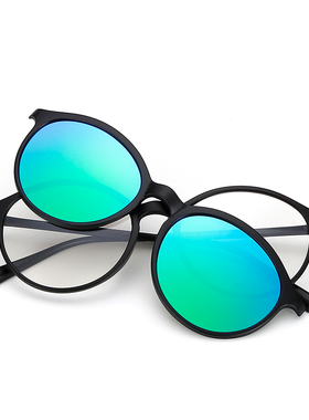 小脸TR90夜视夹片开车磁吸套镜