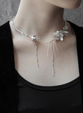 何须折落枝」设计感轻奢独特项圈