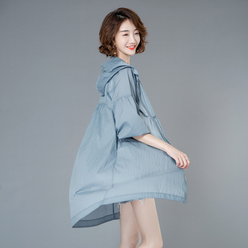 防晒衣女 新款中长款宽松薄款超仙女夏季百搭过膝外套开衫服潮 2019 防晒衣女 新款中长款宽松薄款超仙女夏季百搭过膝外套开衫服潮 2019